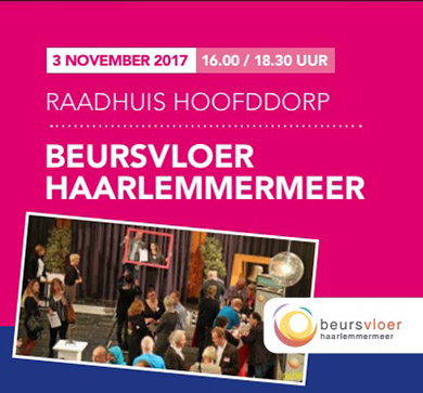 Schrijf je nu in voor de Beursvloer Haarlemmermeer 3 nov a.s.