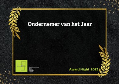 Ondernemers onderscheiden bij Award Night ondernemingsvereniging!